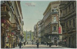 Praha Eliščina třída Most Františka Josefa Eisner 1910