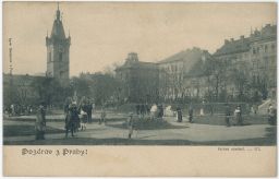 Praha Karlovo náměstí Bellmann 1900