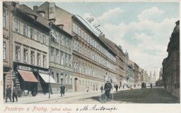 Praha Ječná bicyklista