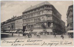 Praha Ferdinandova Národní Hypoteční banka 1904