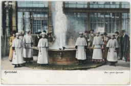 Karlsbad Karlovy Vary vřídlo personál München