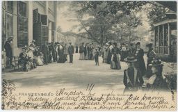 Františkovy lázně Solný pramen Concertplatz 1902