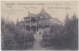 Františkovy lázně Café restaurant Amerika 1908