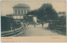 Františkovy lázně ranní koncert Bellmann 1900
