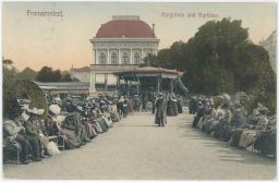 Františkovy lázně Kurgarten und Kurhaus 1908