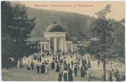 Mariánské lázně Ferdinandsbrunnen Rudolfův pramen 1920