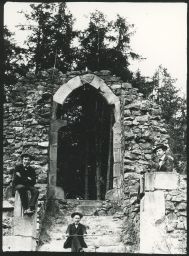 Hrad Lopata Milínov Plzeň-jih soubor 5 orig. foto z původních negativů