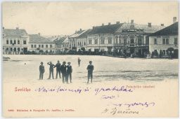 Jevíčko Svitavy náměstí Hotel Machorek Adolf Macel
