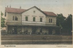 Železnice nádraží Hegyeshalom Mosonmagyaróvár Maďarsko 1917
