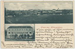 Mittergrabern Niederösterreich Austria Schloss Waldstein total 1901