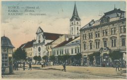 Košice Kassa Hlavná ulica K.K.L. 1922