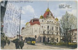 Košice Kassa divadlo tramvaj Monopol Prague