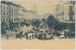 Lwow Goldberg trhy tramvaj