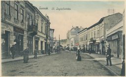 Sanok Ulica Jagiellonska Sklad mebli 1914