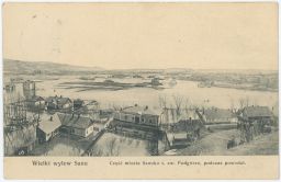 Podgórze Krakow Wielki wylew Sanu Sanok podczas powodzi 1910