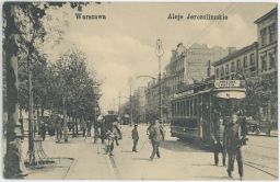 Warszawa Aleje Jerozolimskie tram 18 E.S.W