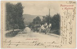 Myślenice Krakow Widok od skalki 1901