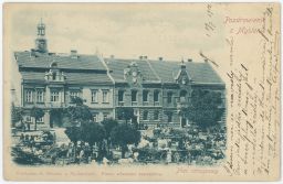 Myślenice Krakow Plac ratuszowy 1901