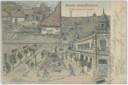 Miskolc Lefele menet az Avasról RUČNĚ KRESLENÁ 1912