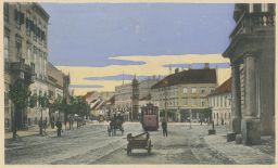 Sopron Várkerület tramvaj povoz 1915