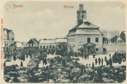 Mława Rynek Ratusz Polsko 1902