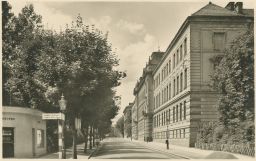 Opava ulice Sodovka cestovní ukazatel Orbis