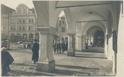 Český Krumlov radnice loubí