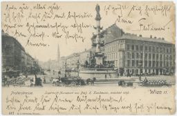 Vídeň Wien Praterstrasse Práter 1906