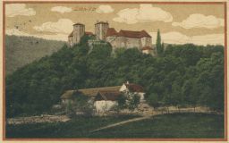 Léka vára Burg Lockenhaus Rakousko 1915