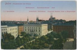 Brno Elisabethplatz und Strasse K.u.k. Bahnkommando 1915