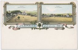 Jilemnice Semily náměstí před ohněm 1838