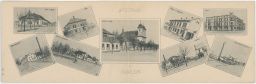 Kukleny Kuklen Hradec Králové DVOUDÍLNÉ PANORAMA