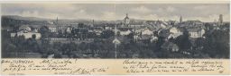 Turnov Semily DVOUDÍLNÉ PANORAMA 1904