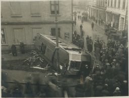Jablonec nad Nisou nehoda tramvaje 1927