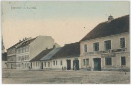 Lomnice nad Lužnicí Jindřichův Hradec Zájezdní hostinec U slunce 1911