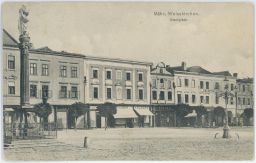 Hranice Přerov náměstí obchody 1910