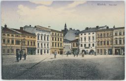 Frýdek Místek náměstí apotheke 1915