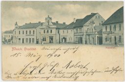 Mnichovo Hradiště Mladá Boleslav náměstí 1900