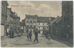 Benešov Malé náměstí obchody V.K.K.V