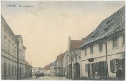 Jechnitz Jesenice Rakovník ulice obchody 1914
