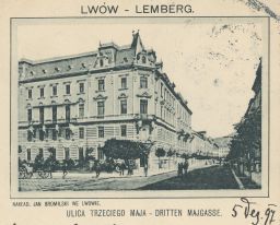 Lwów ulica Trzeciego maja 1897