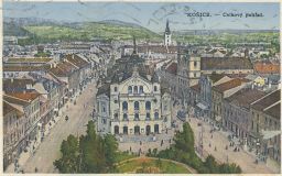 Košice celkový pohlad divadlo Kriváň 1931