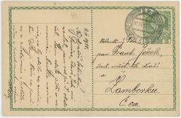 Korenspondenční lístek FJI RU 1915