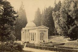 Mariánské Lázně, pavilon Lesního pramene, vizitka