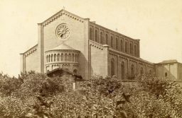 Teplice, evangelický kostel sv. Baroloměje, , vizitka před 1882
