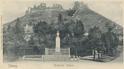 Zřícenina Sümeg Kisfaludy Szobor