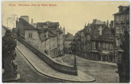 Praha Nerudova Prušákova pivnice 1910