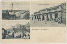 Praha Hlubočepy Hostinec U čepičků most foto Wanner