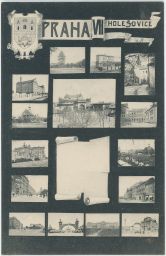 Praha Holešovice multiokénková nakl. Jedlička 1908