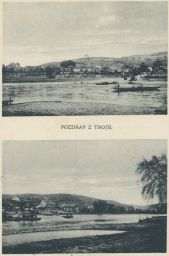 Praha Troja přívoz 1933